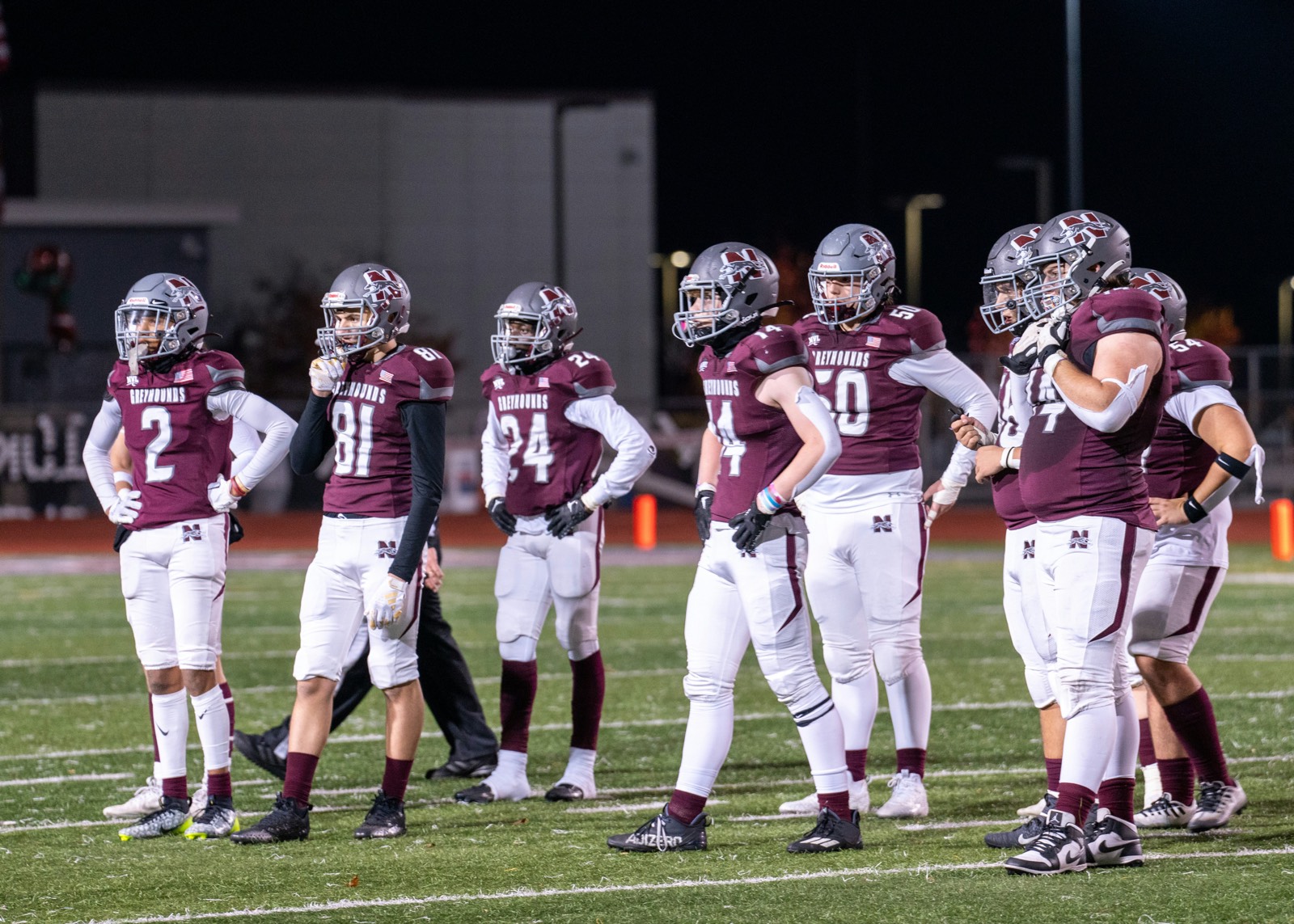 Lincoln Eagles on the field
